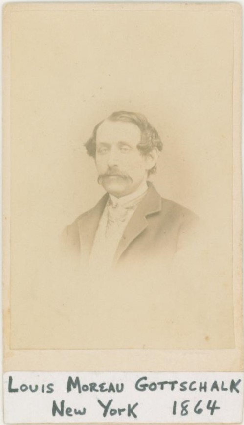 Gottschalk, Louis Moreau - Carte de Visite Photograph.